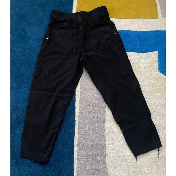 Frame Women's Twisted Utility Pant Black Size 29 - Picture 2 of 8